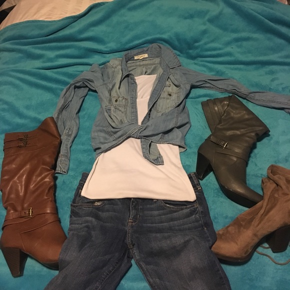 Life in Progress Light Jean shirt - Picture 4 of 7